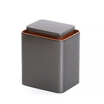 Чайница "Серая", 10х9х7 см